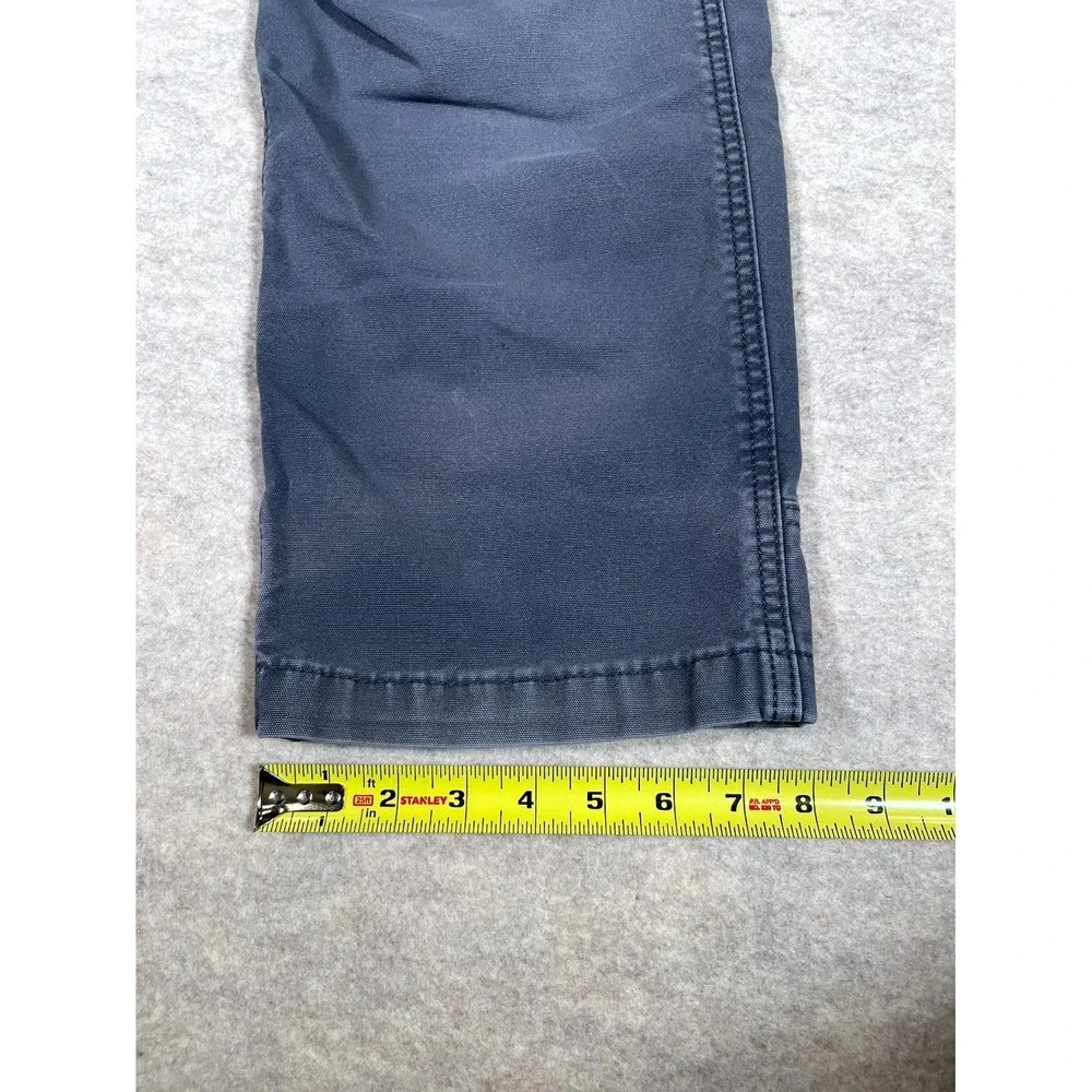Carhartt Relaxed Fit Full Swing Carpenter Work Pants Mens 40x34 Gray Cotton Logo